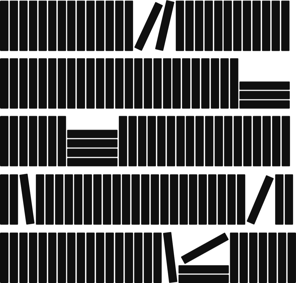 Illustration de rayons de livres